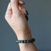 dark green jadeite bracelet