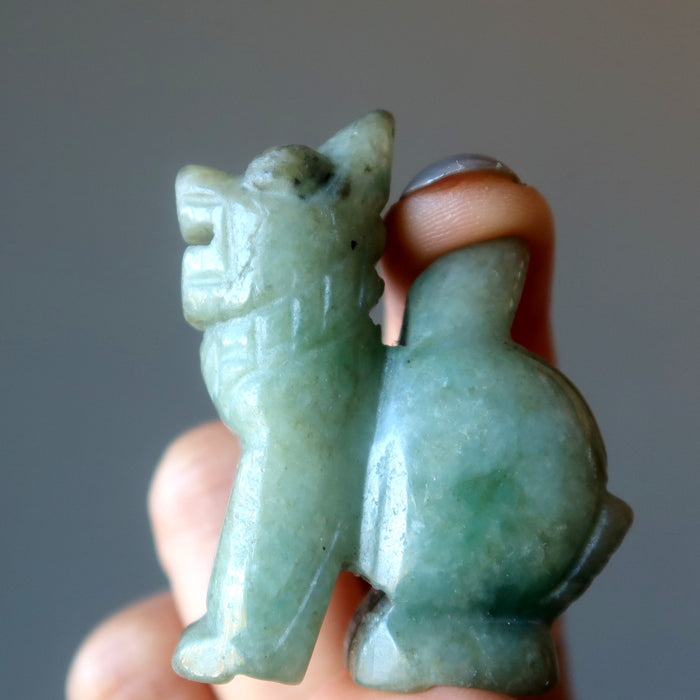 jade fu dog figurine