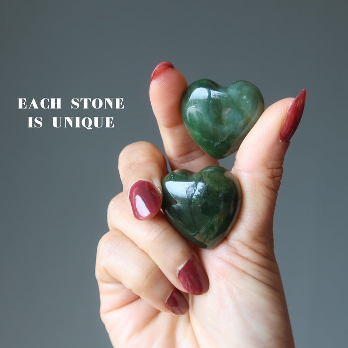 Jade Heart Love is a Precious Gem Canadian Nephrite Crystal