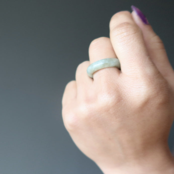 jadeite jade ring band