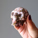 leopard jasper skull