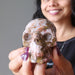 leopard jasper skull
