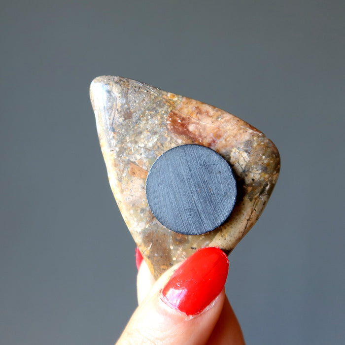 Brown Jasper Magnet Pair Nature in my Home Crystals