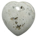 white ocean jasper heart