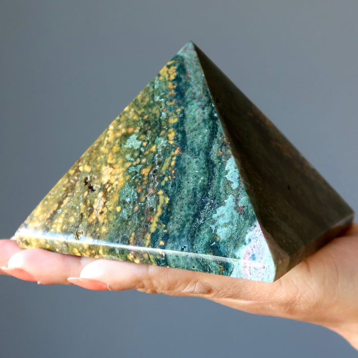 ocean jasper pyramid