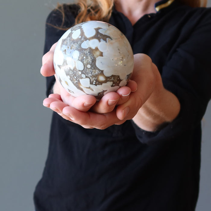 ocean jasper sphere