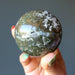spotted ocean jasper sphere