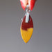 mookaite jasper and garnet pendant