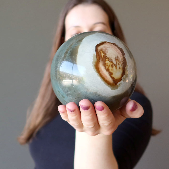 polychrome jasper sphere