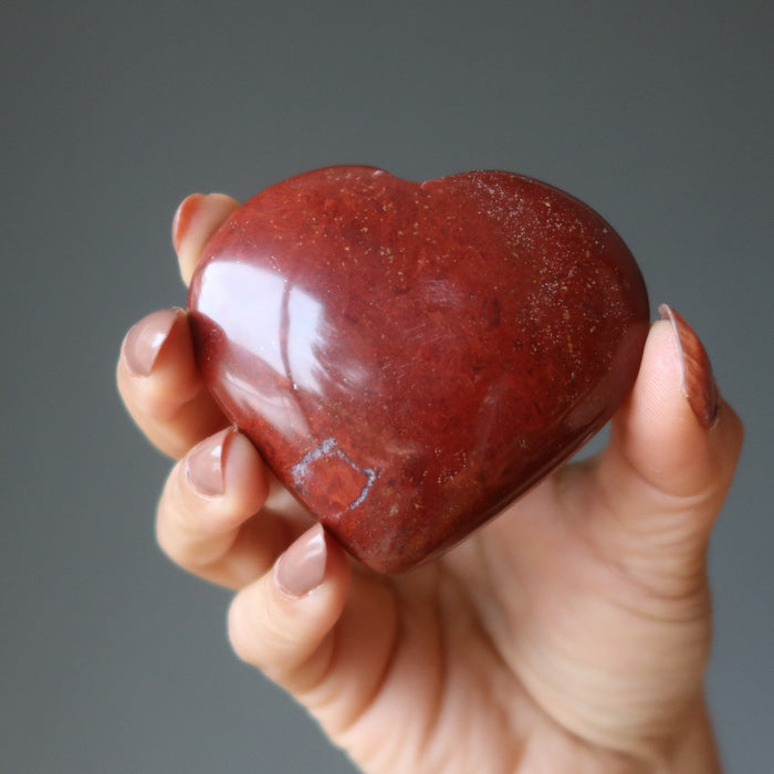 red jasper heart