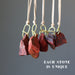 rough red jasper necklaces