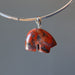 jasper bear choker necklace 