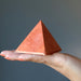 red jasper pyramid
