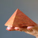 red jasper pyramid