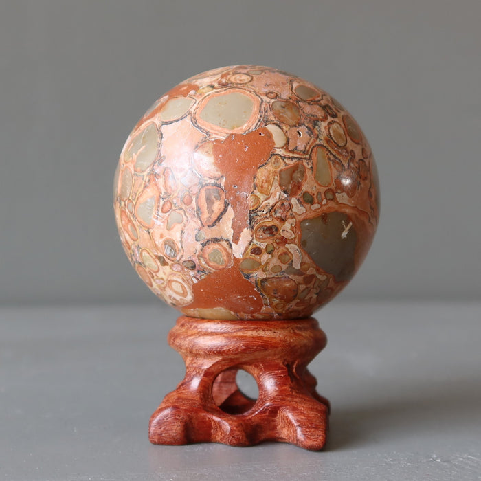 Safari Jasper Sphere Stress-Free Crystal Ball
