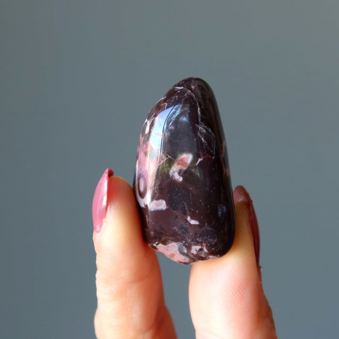 leopard jasper tumbled stone