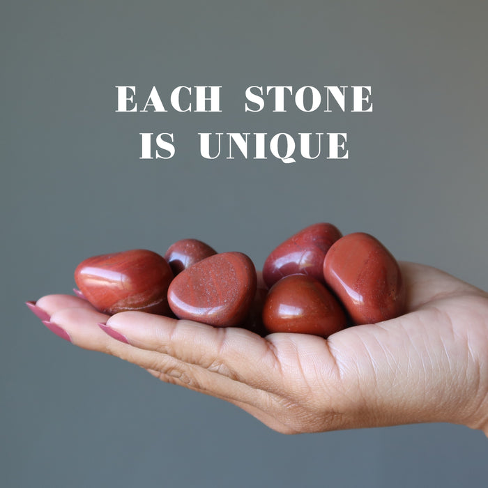 red jasper tumbled stones