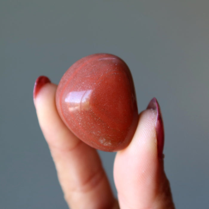 red jasper tumbled stone