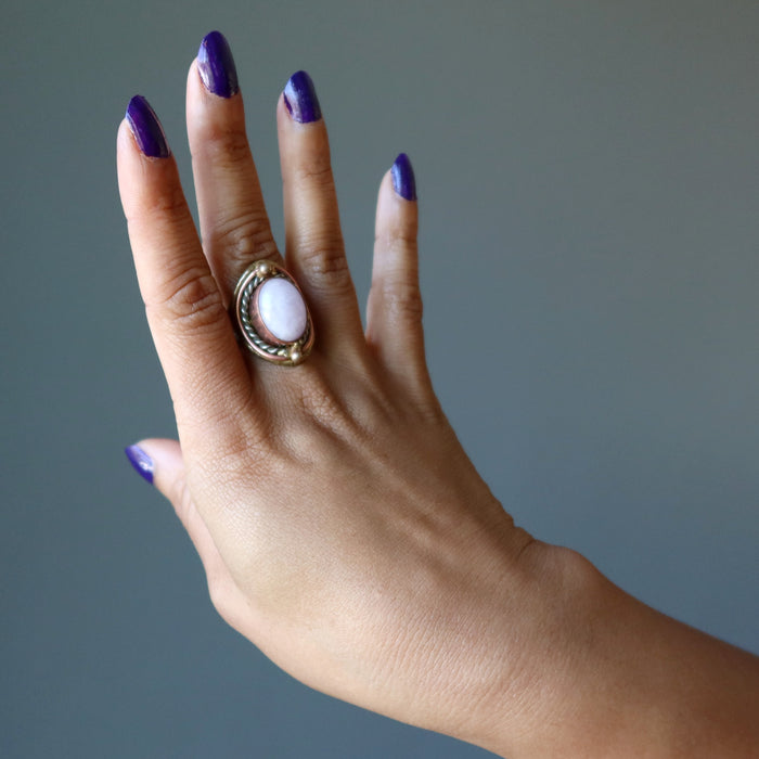 kunzite ring