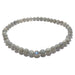 round labradorite beaded ankle bracelet