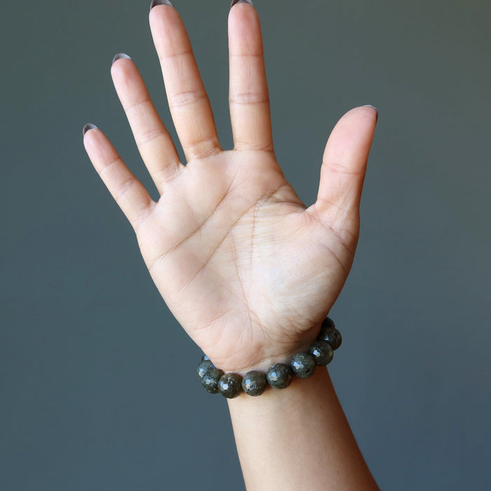 faceted labradoritre bracelet