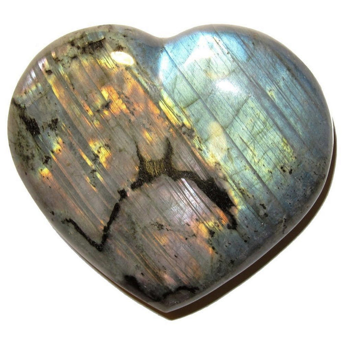 labradorite heart