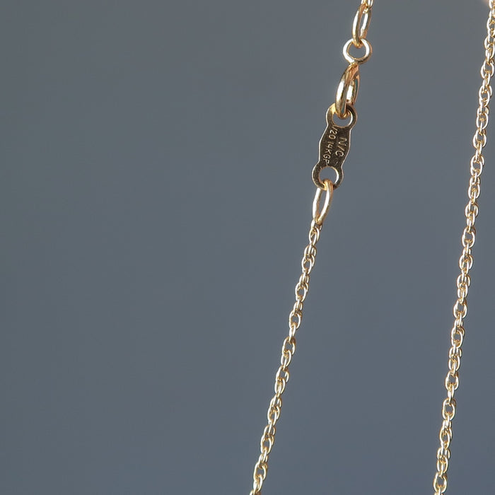 Labradorite Necklace Rainbow Moon 24-Karat Gold