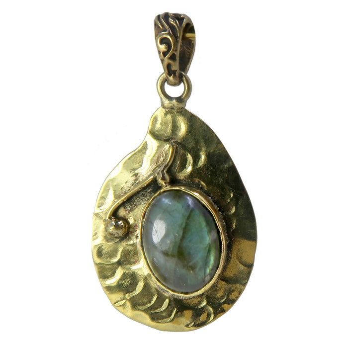labradorite pendant
