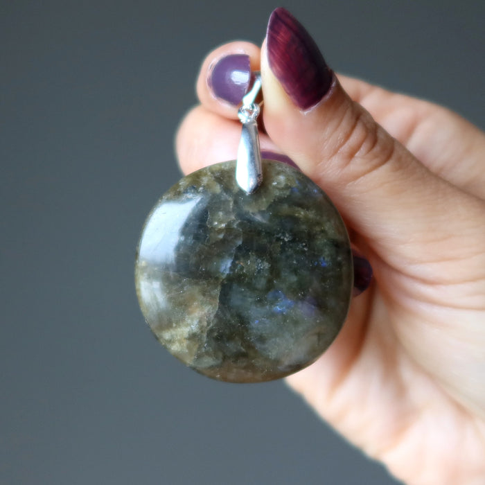 labradorite pendant