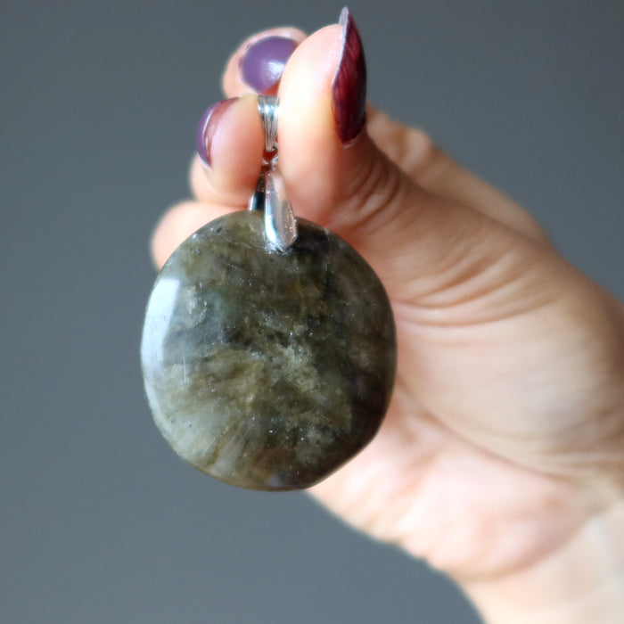 labradorite pendant