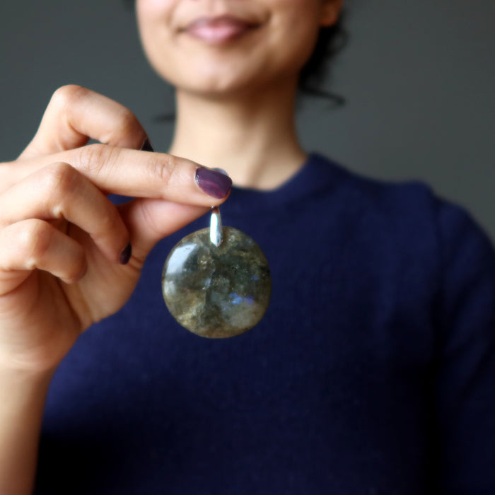 labradorite pendant