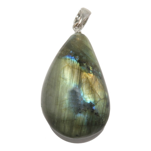 labradorite teardrop pendant