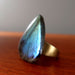 labradorite cocktail ring
