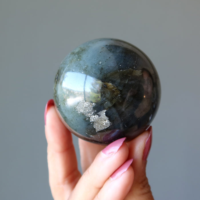 labradorite crystal ball