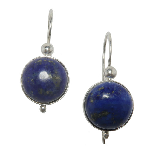 lapis lazuli sterling silver earrings