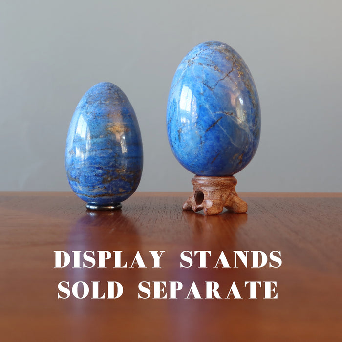 Lapis Egg Bright Blue Sky High Spiritual Healing Crystal Lazuli