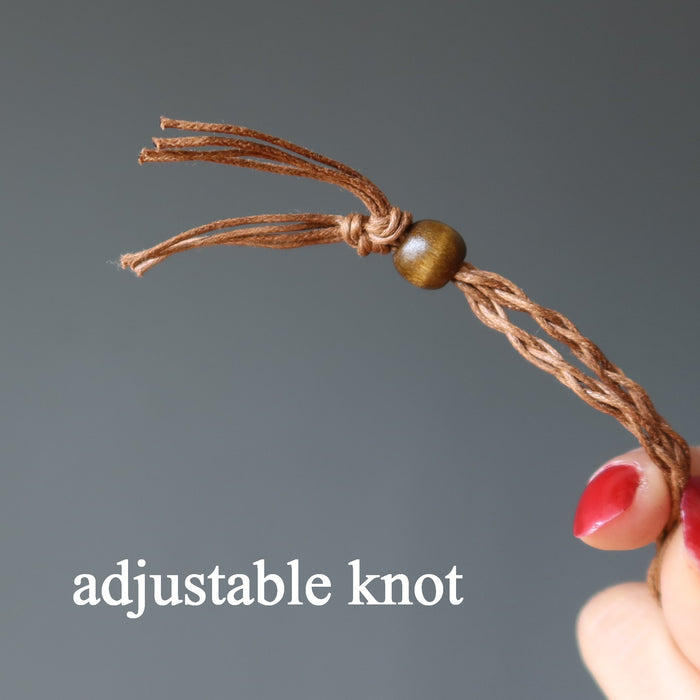 Lapis Necklace Blue Globe Crystal Ball Macrame