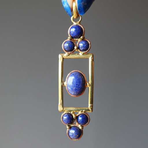 lapis designer pendant