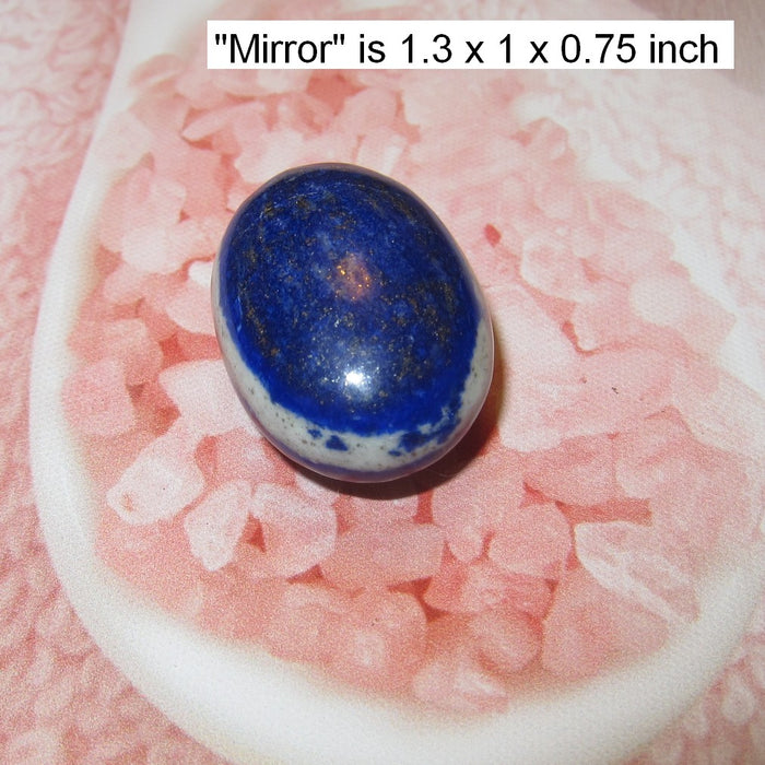 Lapis Lazuli Polished Stone Third Eye Chakra Royal Blue Afghan Crystal