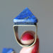lapis pyramid ring