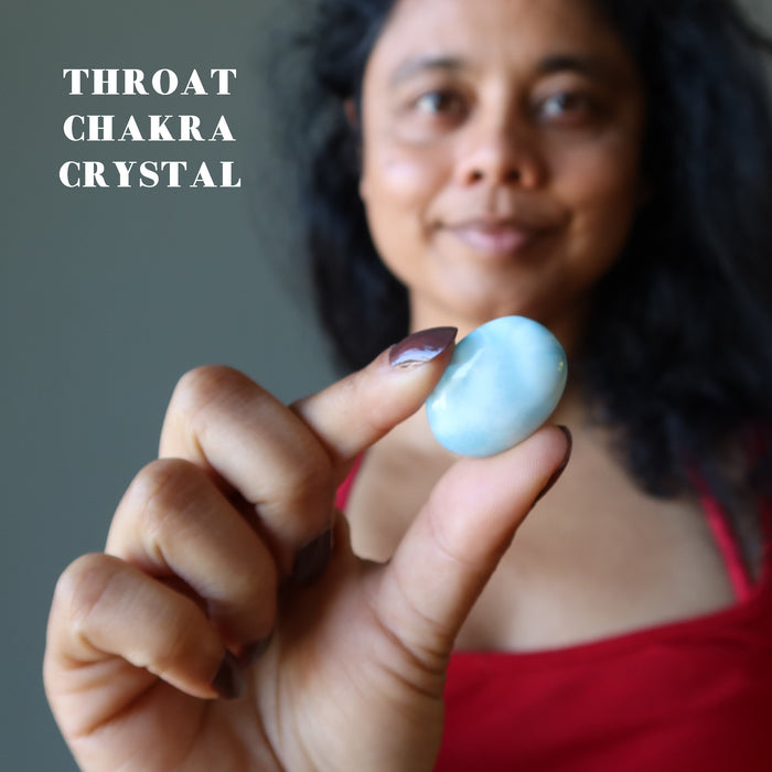 Larimar Grid Crystal Cloud Blue Oval Bliss Layout