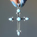 larimar cross pendant