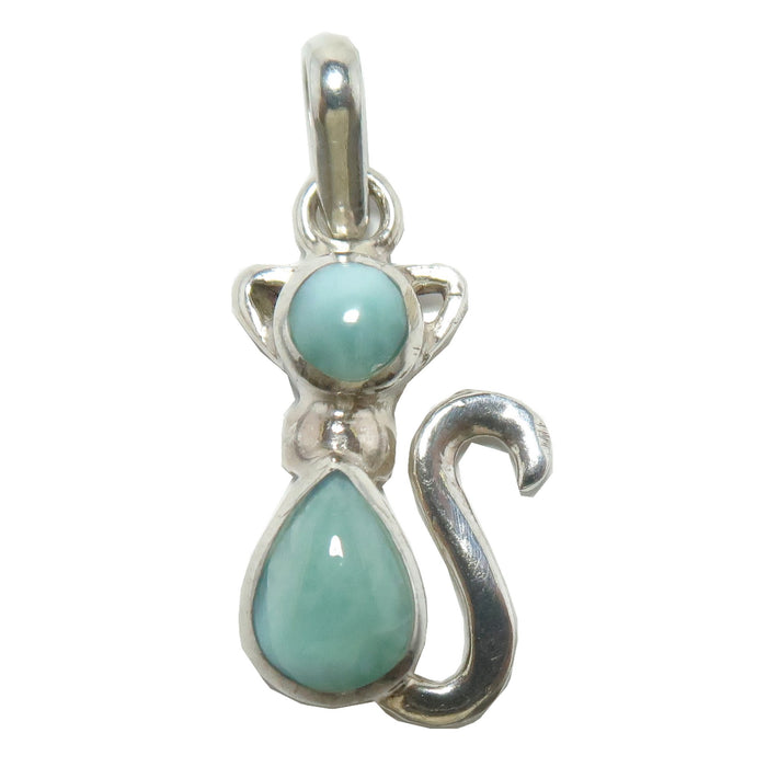 larimar cat pendant