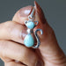 larimar cat pendant