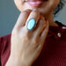 larimar oval ring
