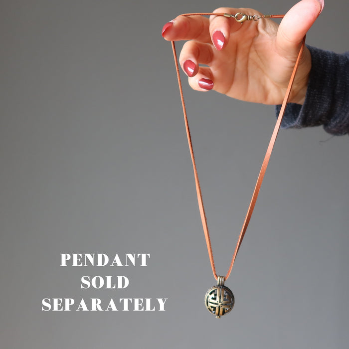 Leather Cord Necklace Oh Dear! Brown Deerskin