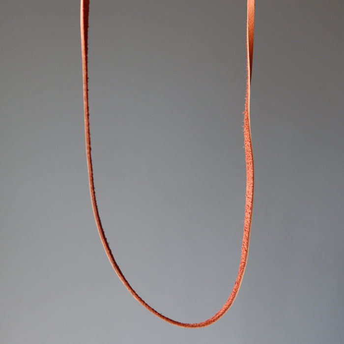 Leather Cord Necklace Oh Dear! Brown Deerskin