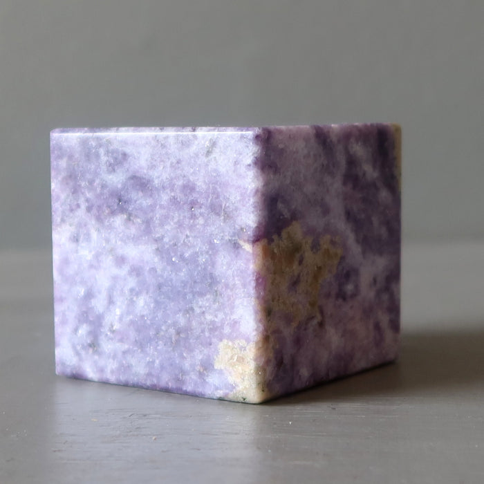 Lepidolite Cube Meditation Spirit Superpower Stone