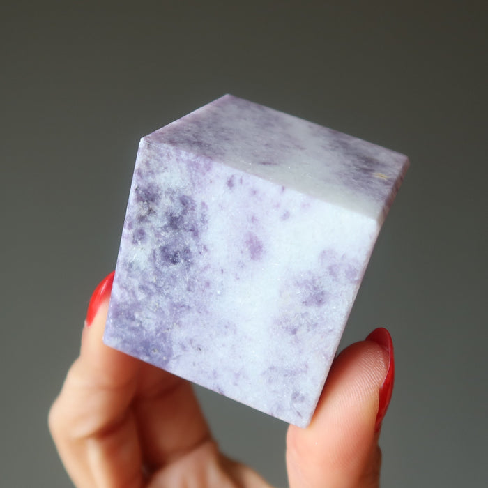 Lepidolite Cube Meditation Spirit Superpower Stone