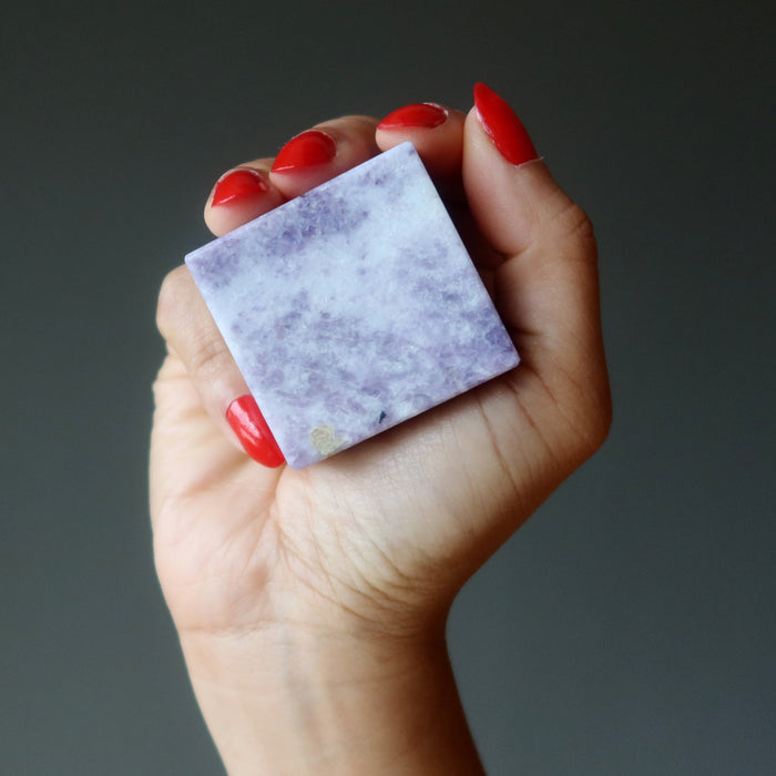 Lepidolite Cube Meditation Spirit Superpower Stone